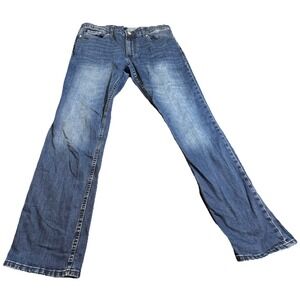 Calvin Klein Jeans Men's W32 L32 Made‎ in Mauritius Blue Denim Straight Leg